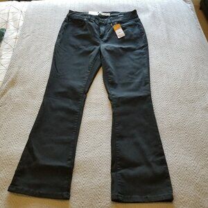 Curvy barely boot cut jeans